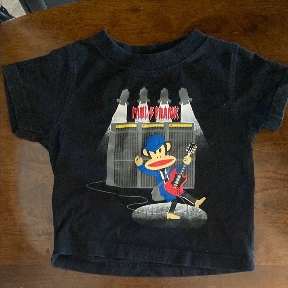 Paul Frank Black Cartoon Graphic Tee